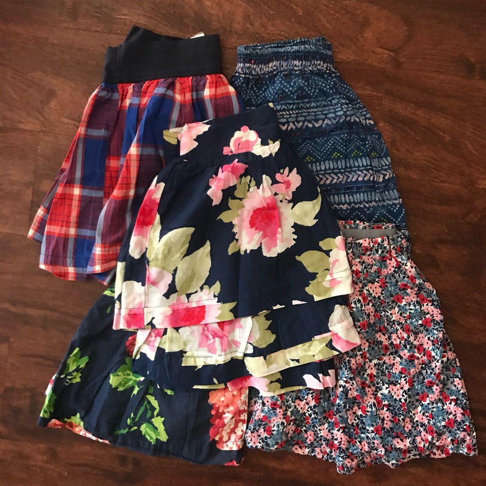 Bundle 5pcs Girls Skirts